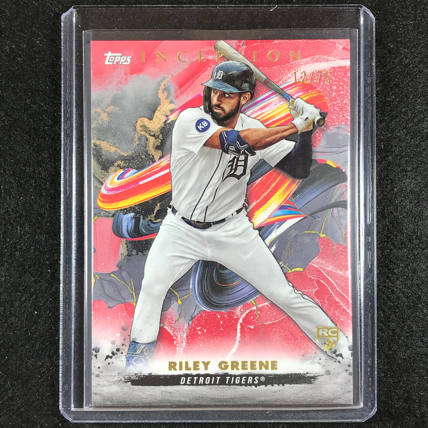 2023 Inception Riley Greene Rookie Base Red 12/75