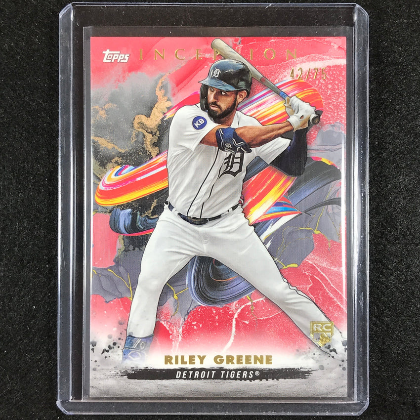 2023 Inception Riley Greene Rookie Base Red 42/75