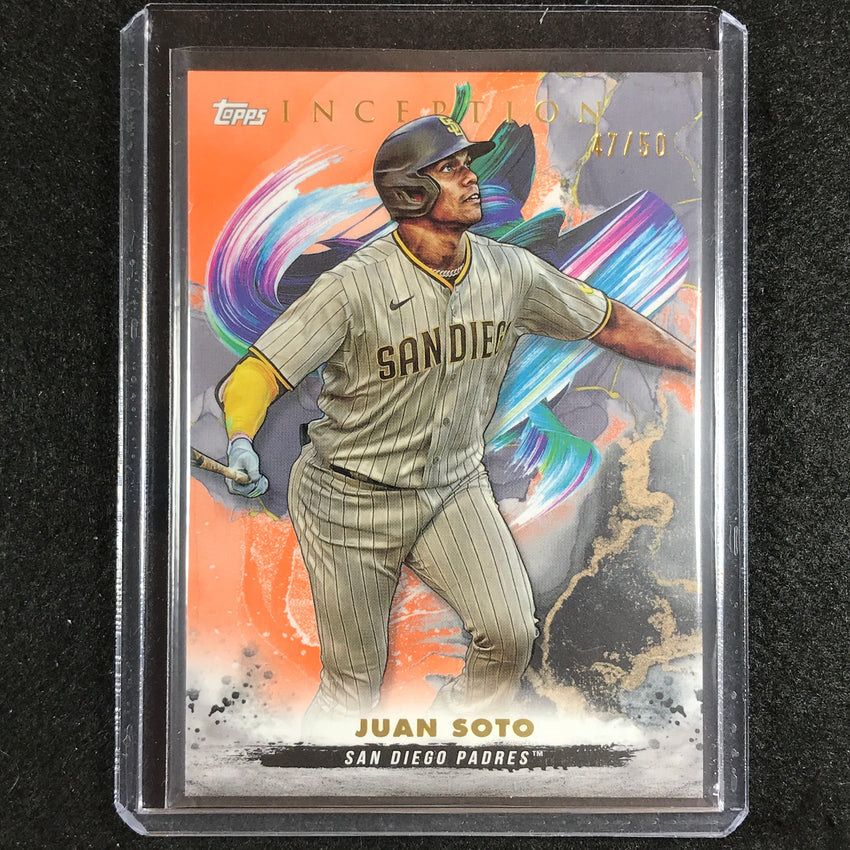 2023 Inception Juan Soto Base Orange 47/50