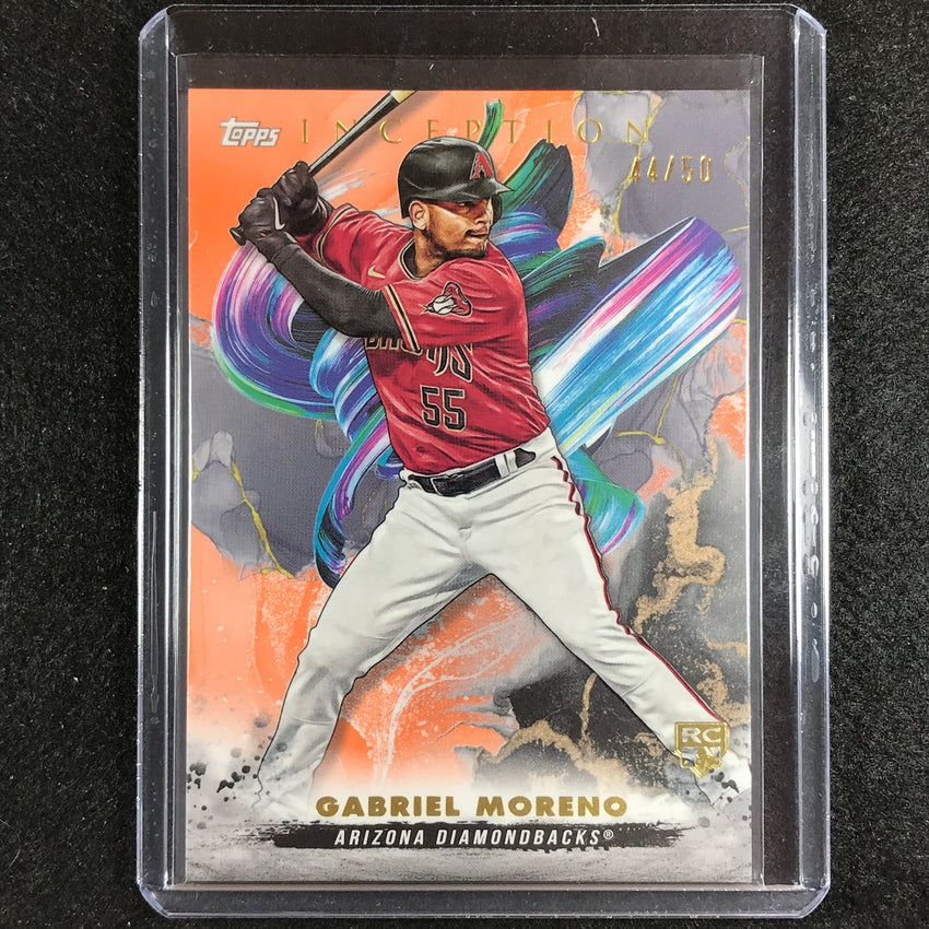 2023 Inception Gabriel Moreno Rookie Base Orange 44/50