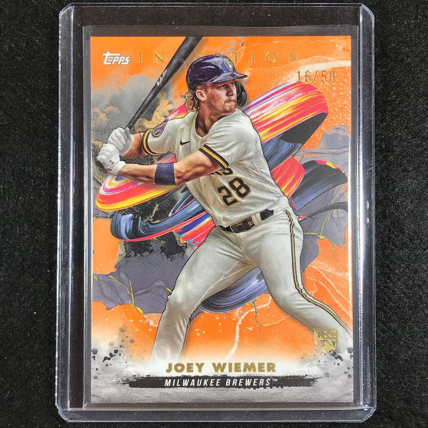 2023 Inception Joey Wiemer Rookie Base Orange 16/50