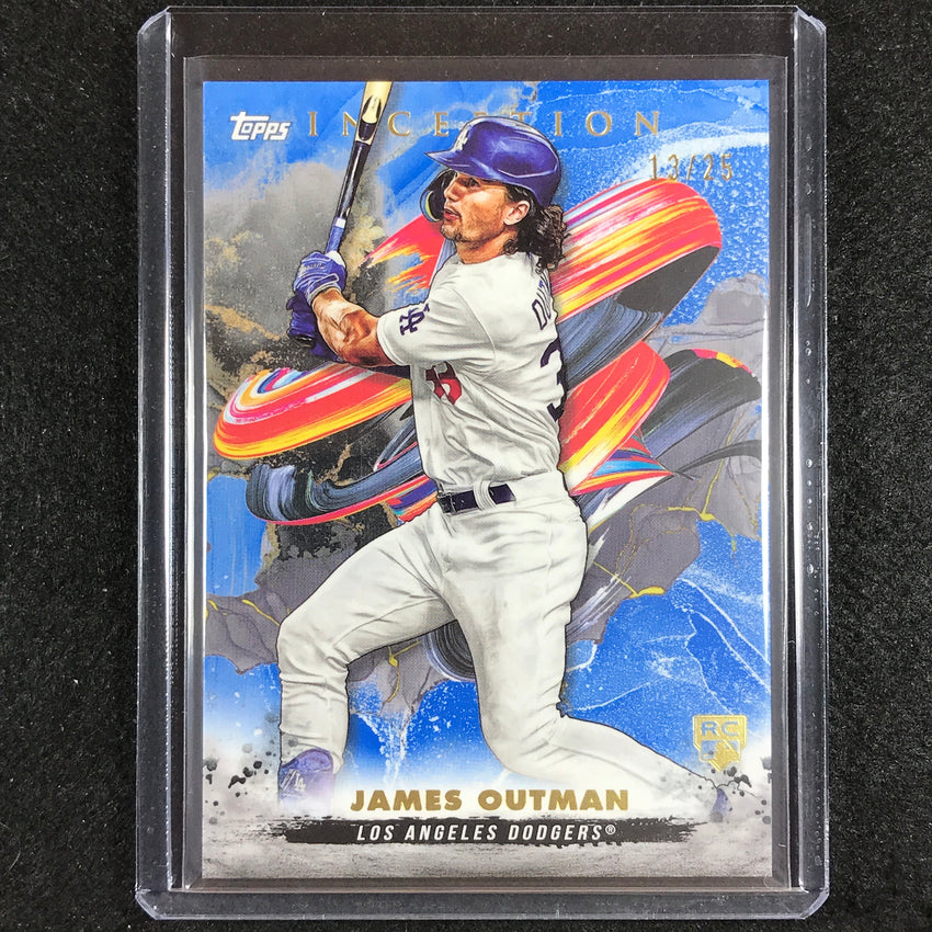 2023 Inception James Outman Rookie Base Blue 13/25
