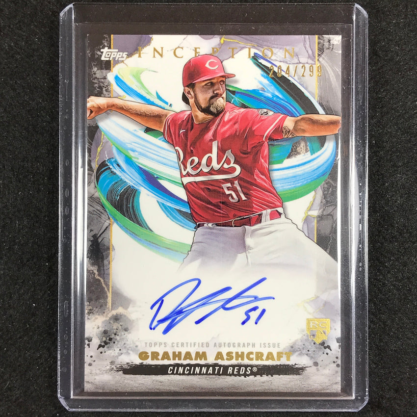 2023 Inception Graham Ashcraft Rookies And Emerging Stars Auto 204/299