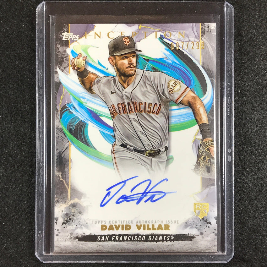 2023 Inception David Villar Rookies And Emerging Stars Auto 97/299