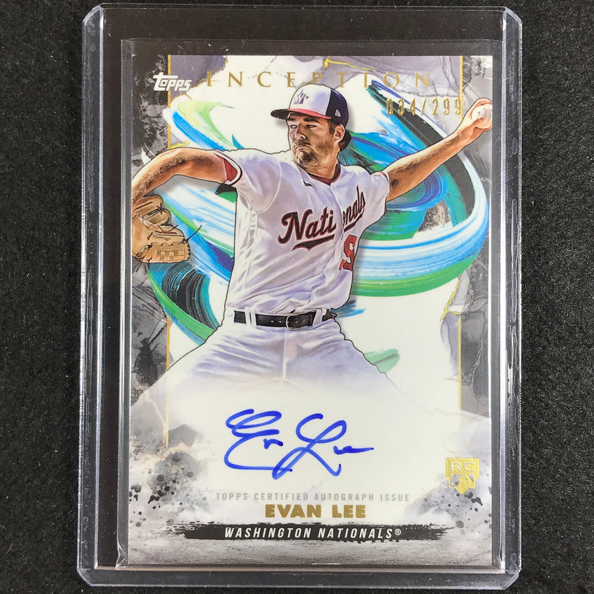 2023 Inception Evan Lee Rookies And Emerging Stars Auto 34/299