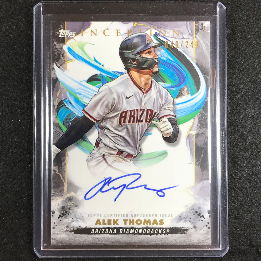 2023 Inception Alek Thomas Rookies And Emerging Stars Auto 46/249