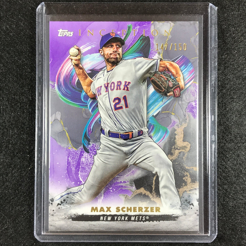 2023 Inception Max Scherzer Base Purple 147/150
