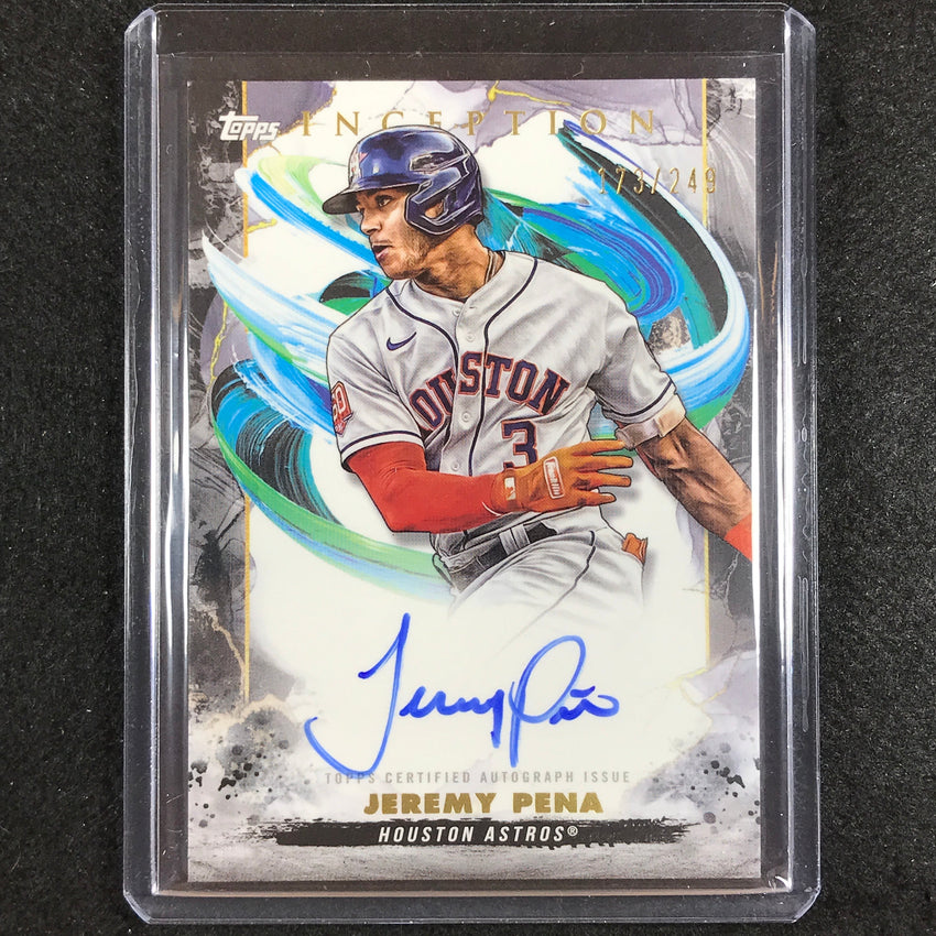 2023 Inception Jeremy Pena Rookies And Emerging Stars Auto 173/249