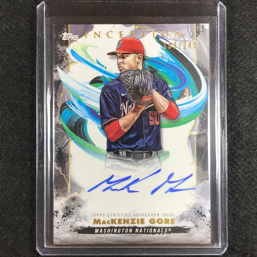 2023 Inception Mackenzie Gore Rookies And Emerging Stars Auto 103/249