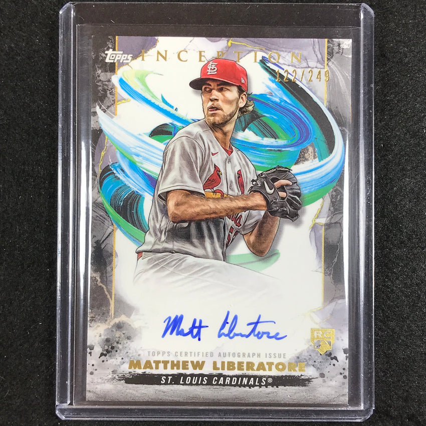 2023 Inception Matthew Liberatore Rookies And Emerging Stars Auto 122/249