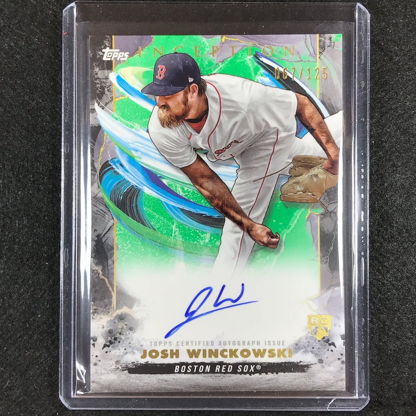 2023 Inception Josh Winckowski Rookies And Emerging Stars Auto Green 67/125