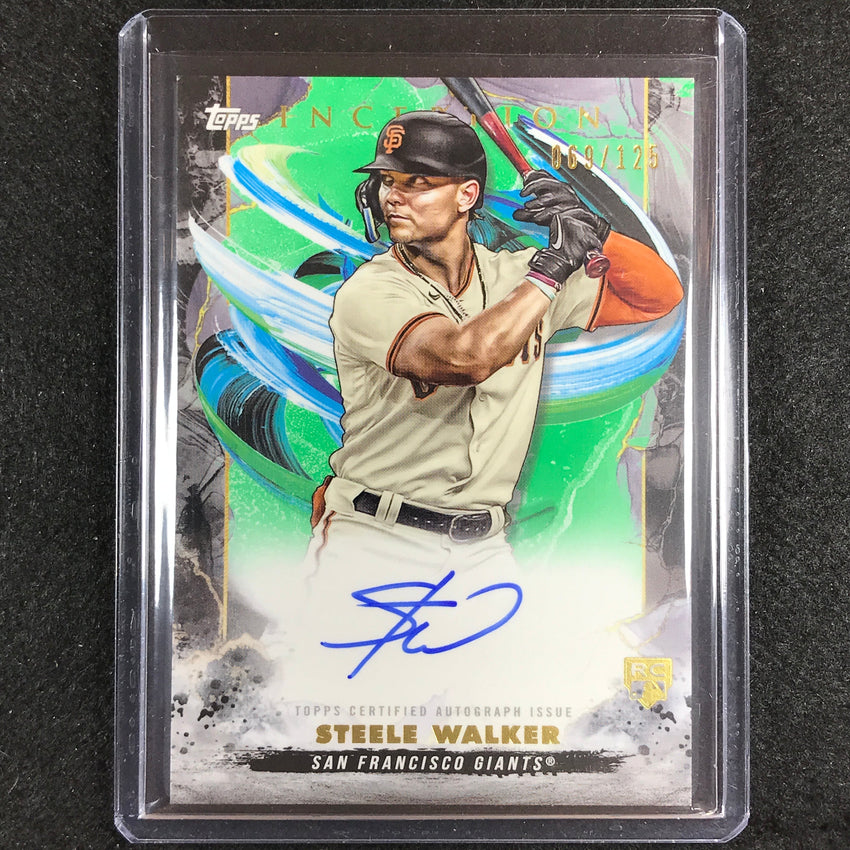 2023 Inception Steele Walker Rookies And Emerging Stars Auto Green 69/125