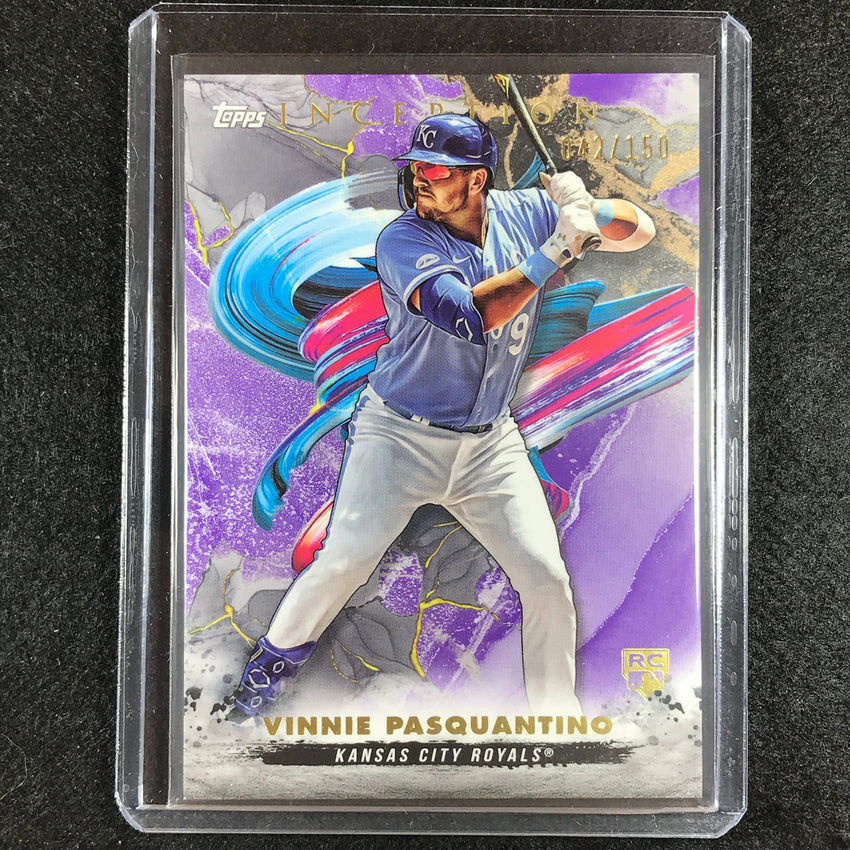 2023 Inception Vinnie Pasquantino Rookie Base Purple 42/150