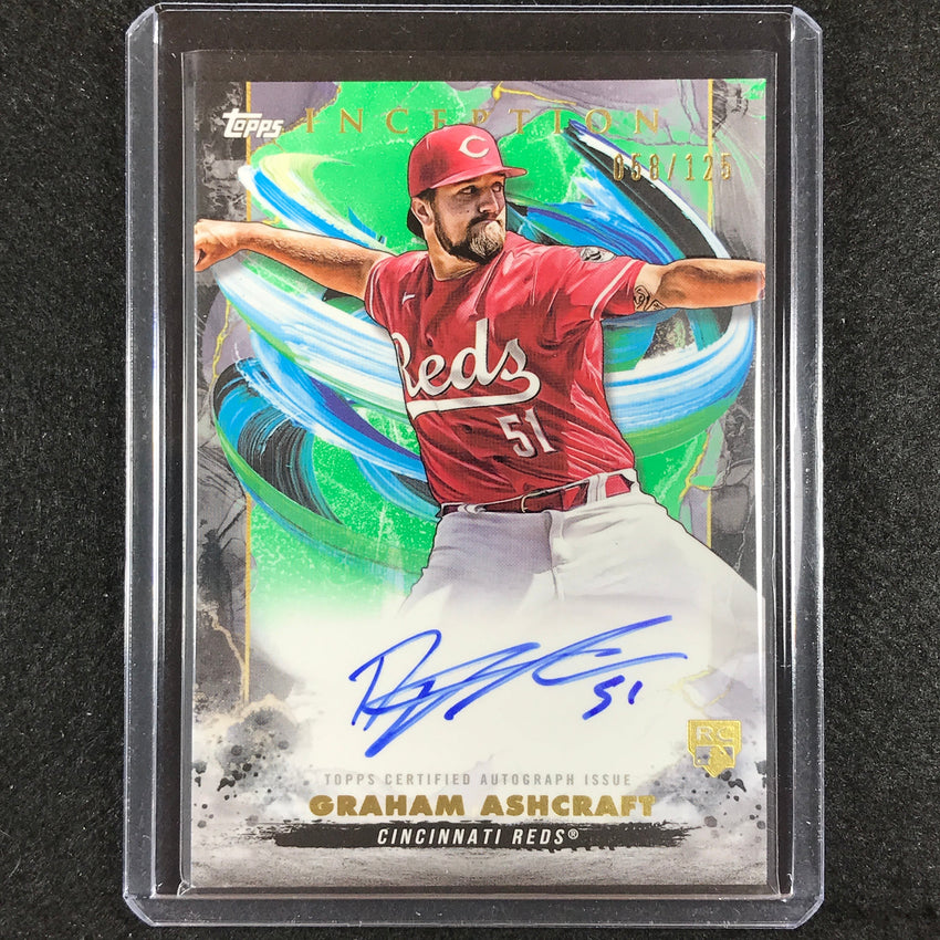 2023 Inception Graham Ashcraft Rookies And Emerging Stars Auto Green 58/125