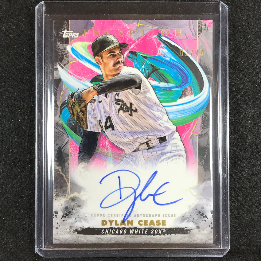 2023 Inception Dylan Cease Rookies And Emerging Stars Auto Magenta 2/99