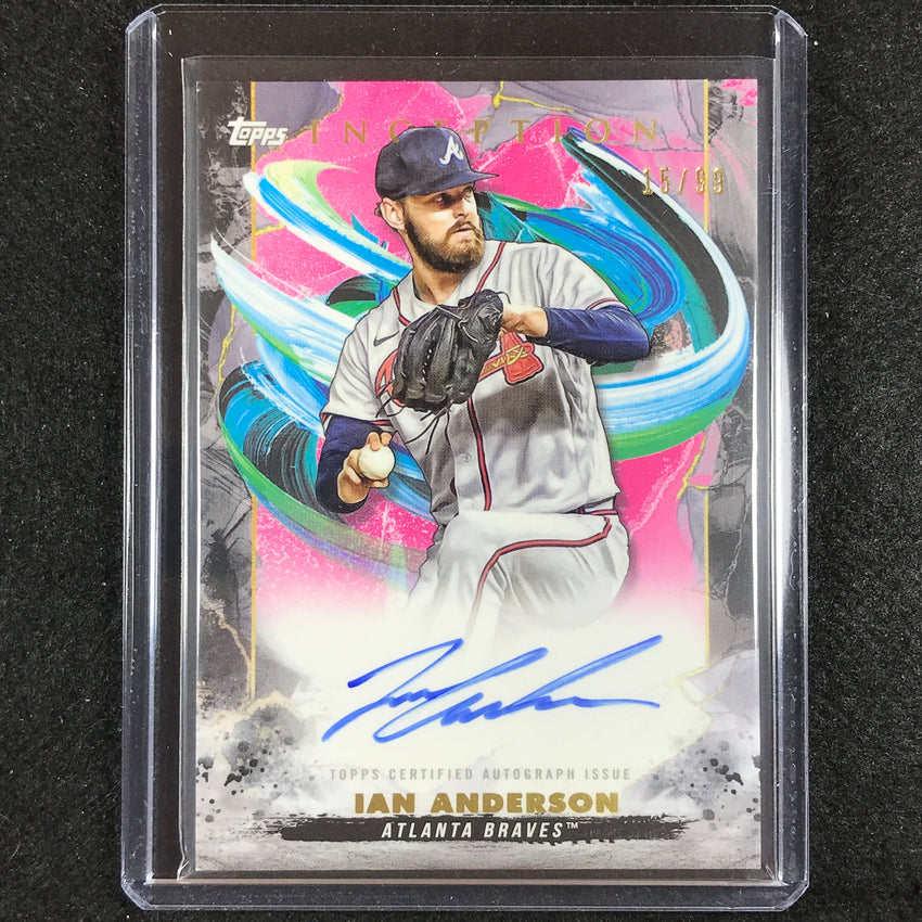 2023 Inception Ian Anderson Rookies And Emerging Stars Auto Magenta 15/99