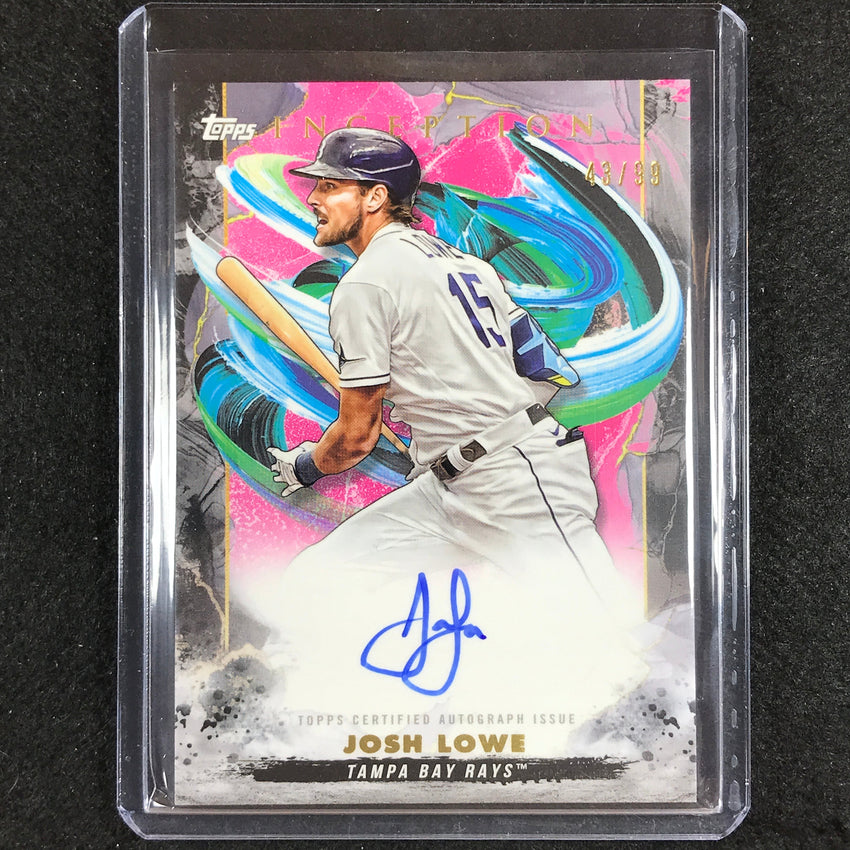 2023 Inception Josh Lowe Rookies And Emerging Stars Auto Magenta 43/99
