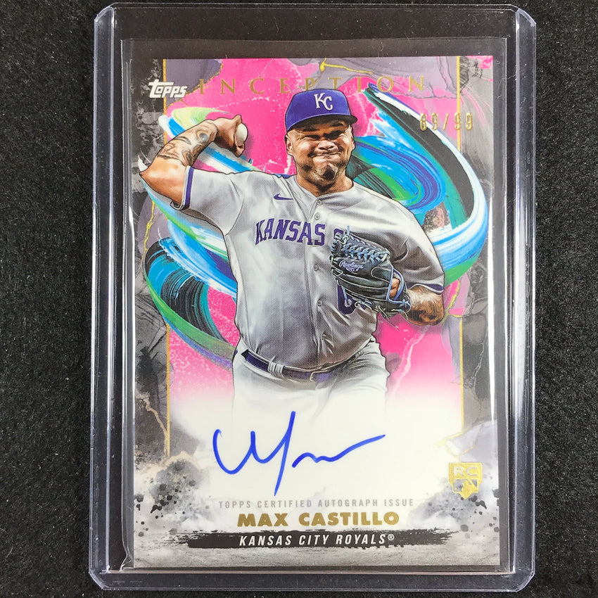 2023 Inception Max Castillo Rookies And Emerging Stars Auto Magenta 89/99