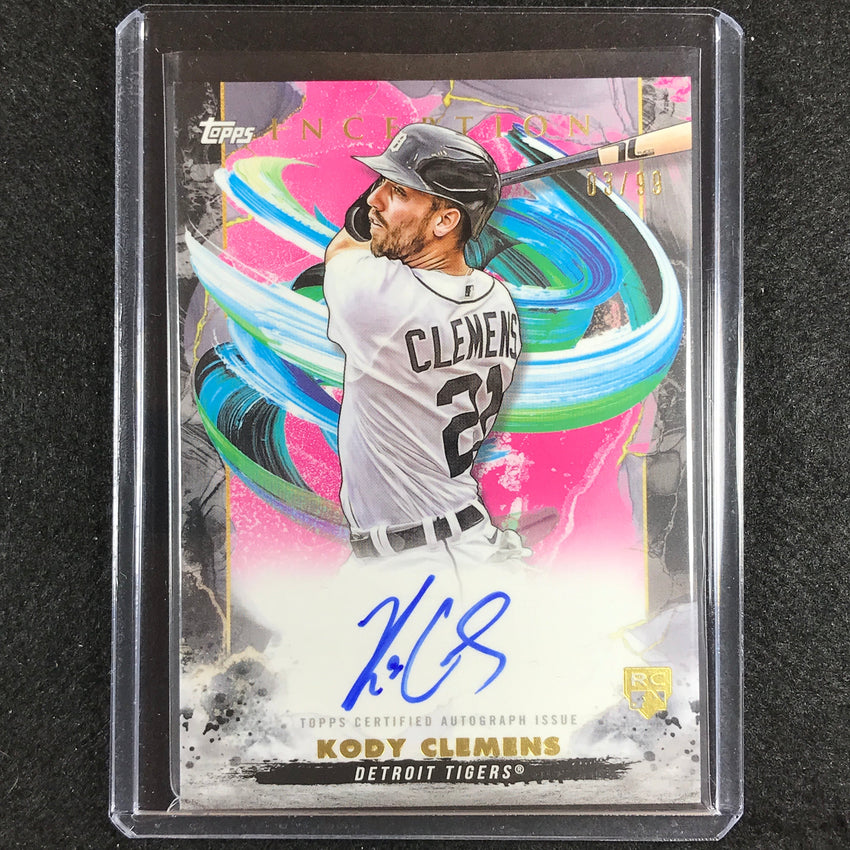 2023 Inception Kody Clemens Rookies And Emerging Stars Auto Magenta 3/99