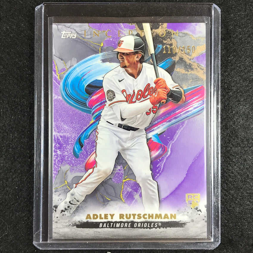 2023 Inception Adley Rutschman Rookie Base Purple 110/150