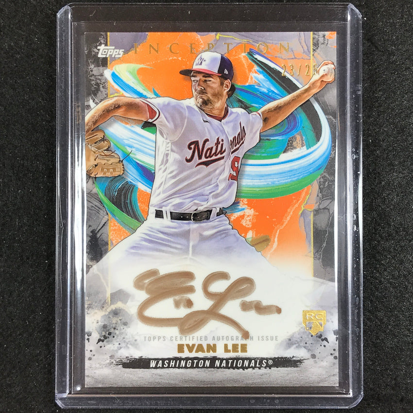 2023 Inception Evan Lee Rookies And Emerging Stars Auto Orange 23/25
