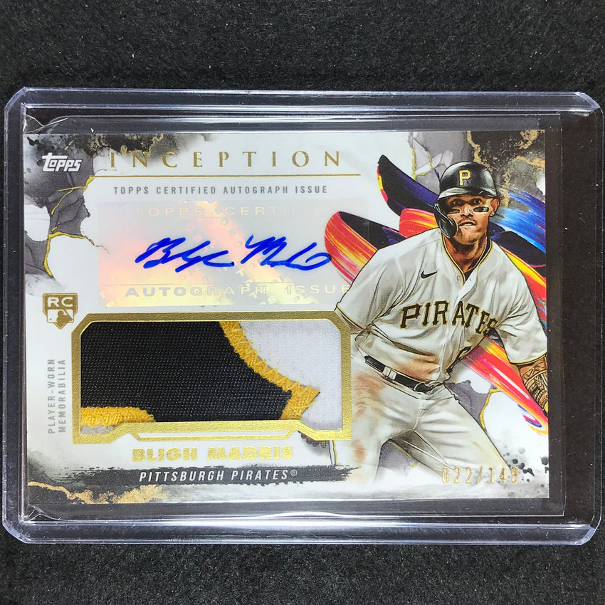 2023 Inception Bligh Madris Rookie Patch Auto 22/149