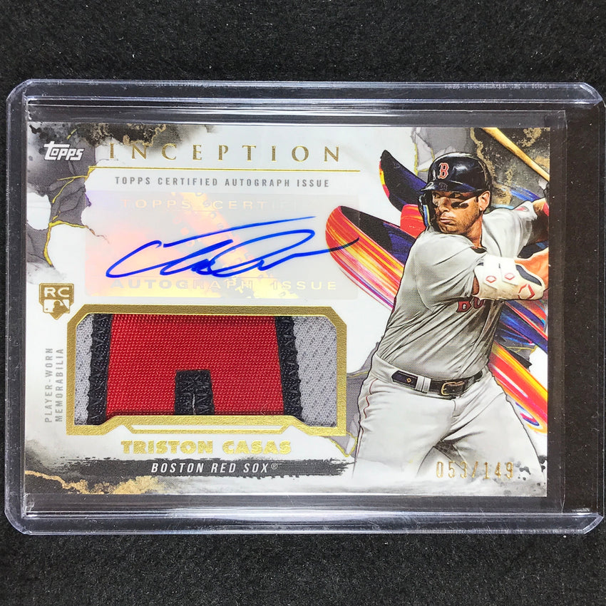 2023 Inception TRISTON CASAS Rookie Patch Auto 53/149