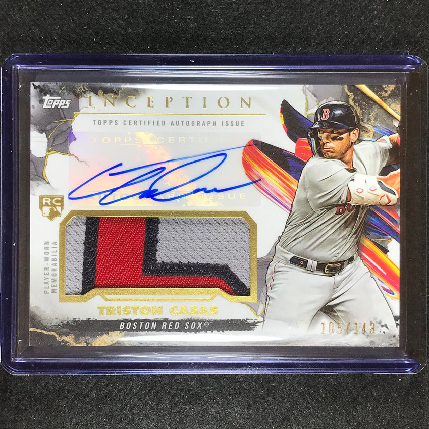 2023 Inception TRISTON CASAS Rookie Patch Auto 105/149
