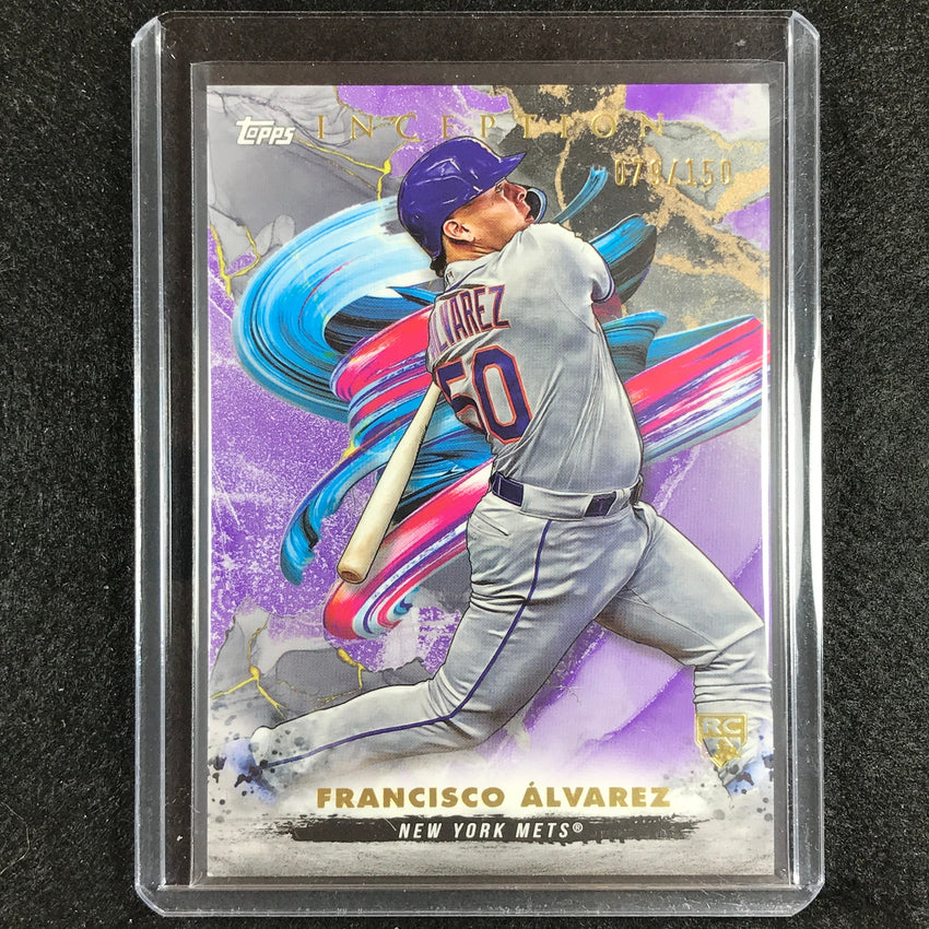2023 Inception Francisco Alvarez Rookie Base Purple 79/150