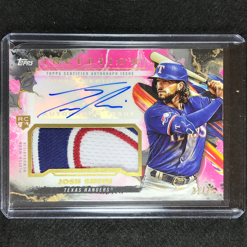 2023 Inception Josh Smith Rookie Patch Auto Magenta 31/75