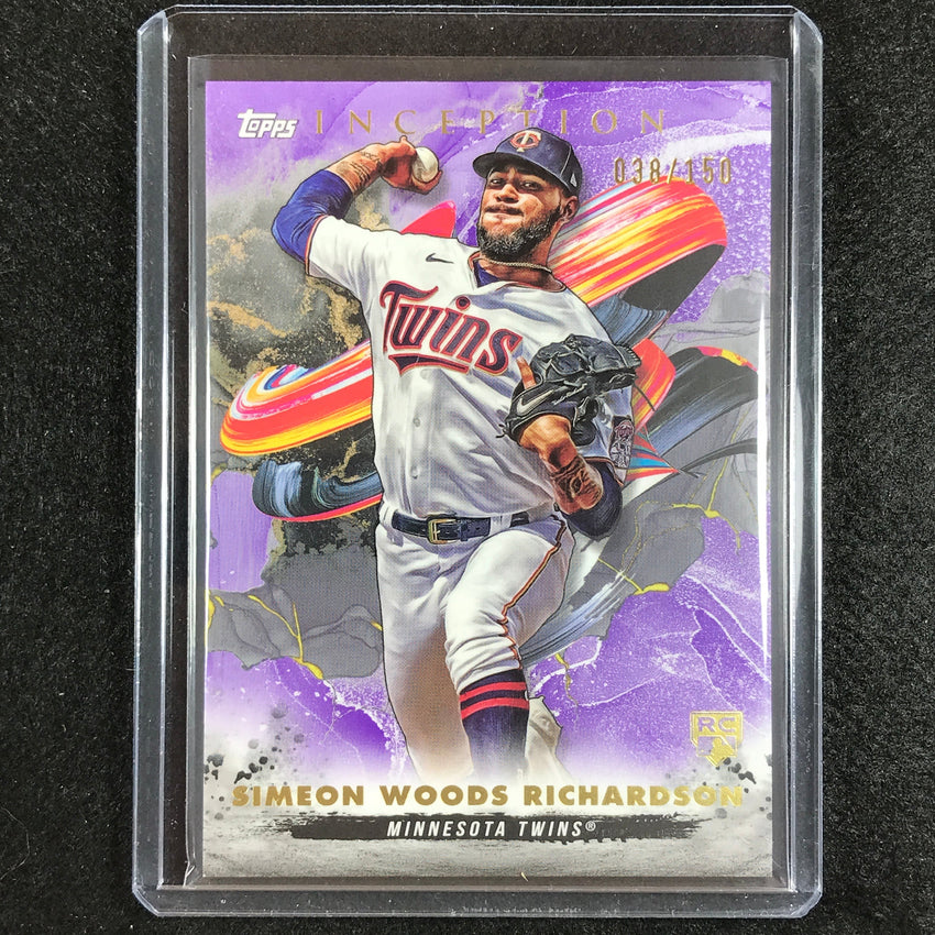 2023 Inception Simeon Woods Richardson Rookie Base Purple 38/150