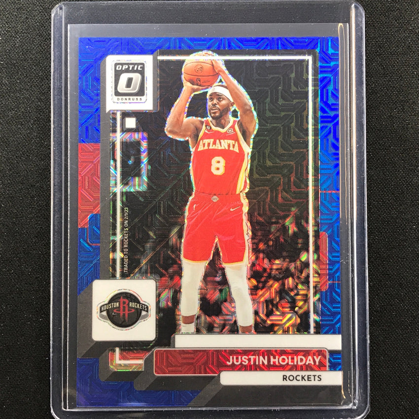 2022-23 Donruss Optic Justin Holiday Choice Blue Mojo 5/24