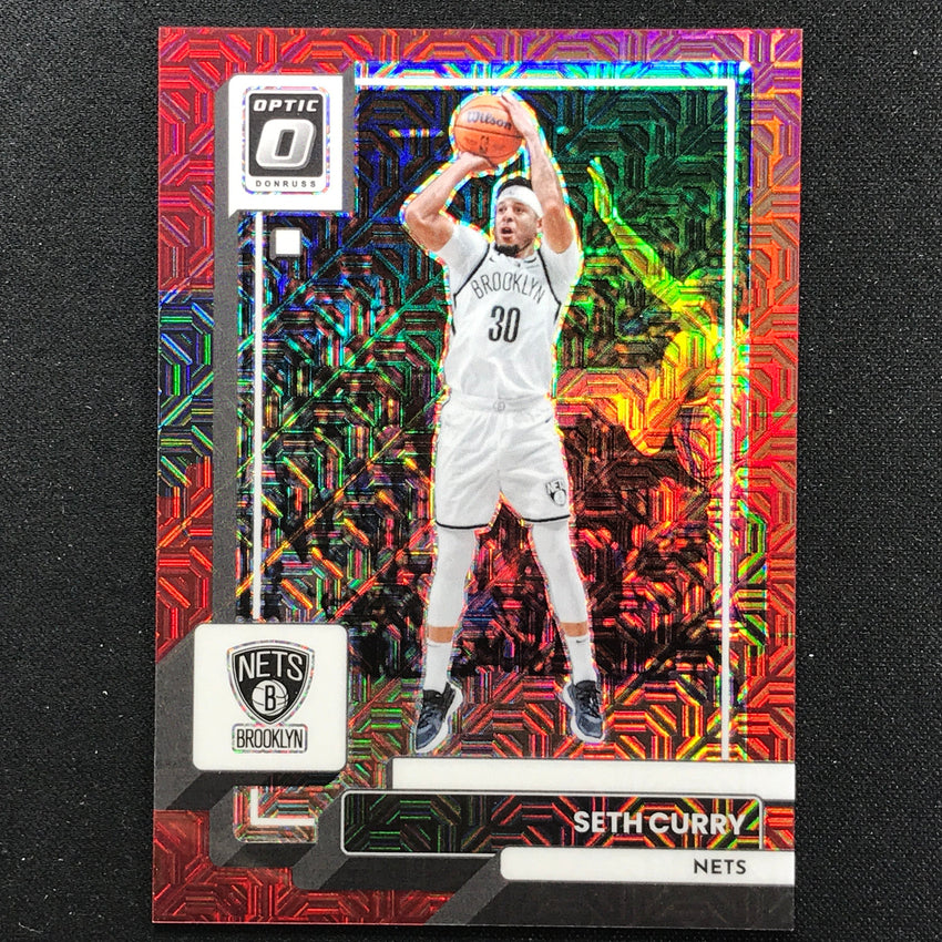 2022-23 Donruss Optic SETH CURRY Choice Red Mojo 15/88 #29