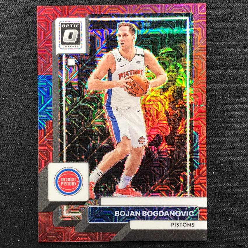 2022-23 Donruss Optic Bojan Bogdanovic Choice Red Mojo 31/88 No 38