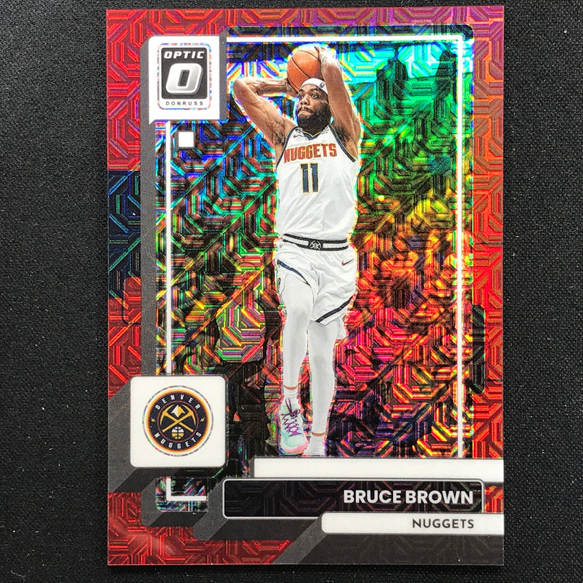 2022-23 Donruss Optic Bruce Brown Choice Red Mojo 19/88 No 46