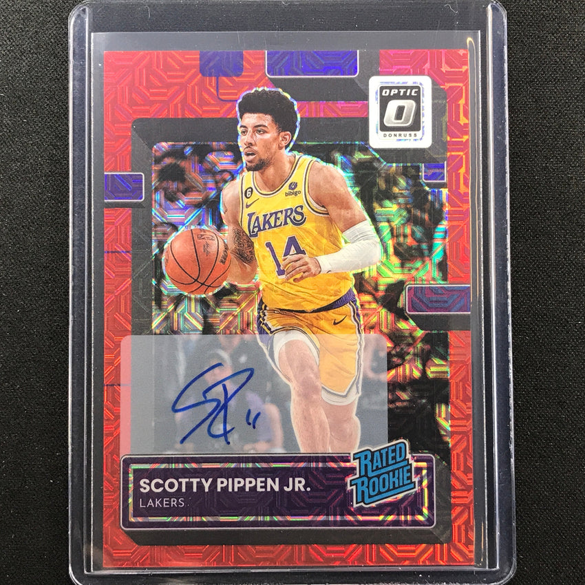 2022-23 Donruss Optic Scotty Pippen Jr. Rated Rookie Signatures Auto Choice No 228