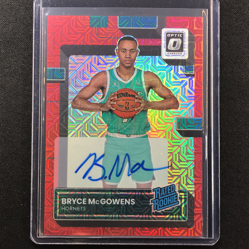 2022-23 Donruss Optic BRYCE MCGOWENS Rated Rookie Signatures Auto Choice #239