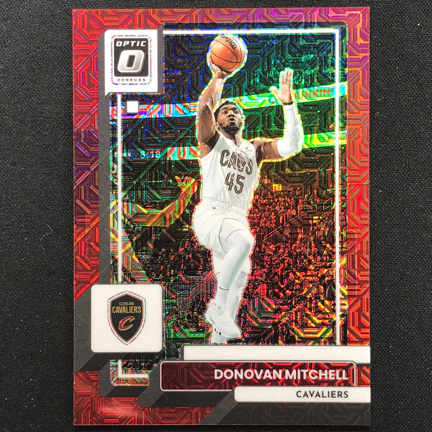 2022-23 Donruss Optic Donovan Mitchell Choice Red Mojo 33/88 No 72