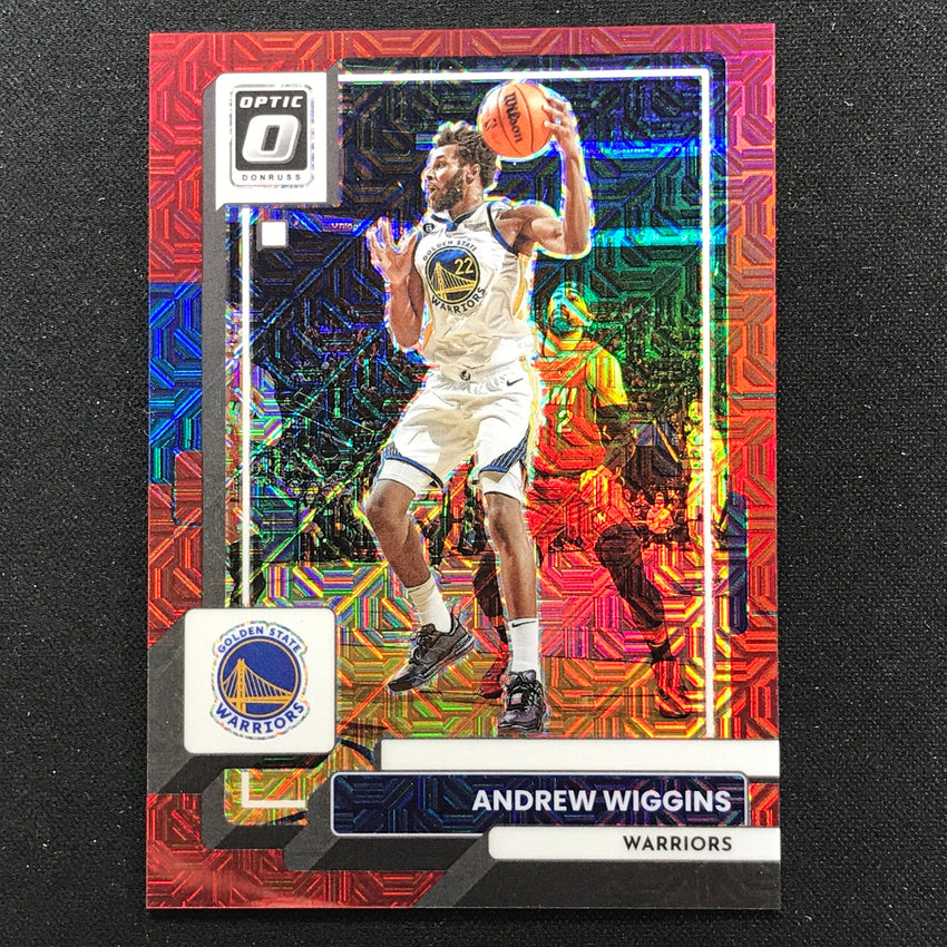 2022-23 Donruss Optic ANDREW WIGGINS Choice Red Mojo 8/88 #84