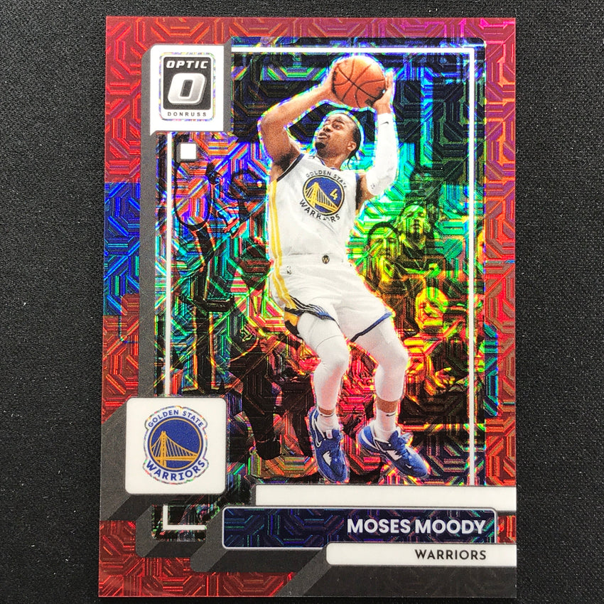 2022-23 Donruss Optic Moses Moody Choice Red Mojo 20/88 No 88
