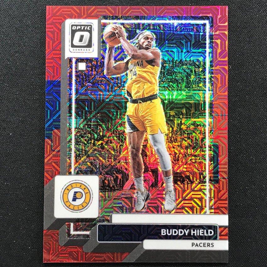 2022-23 Donruss Optic Buddy Hield Choice Red Mojo 24/88 No 95