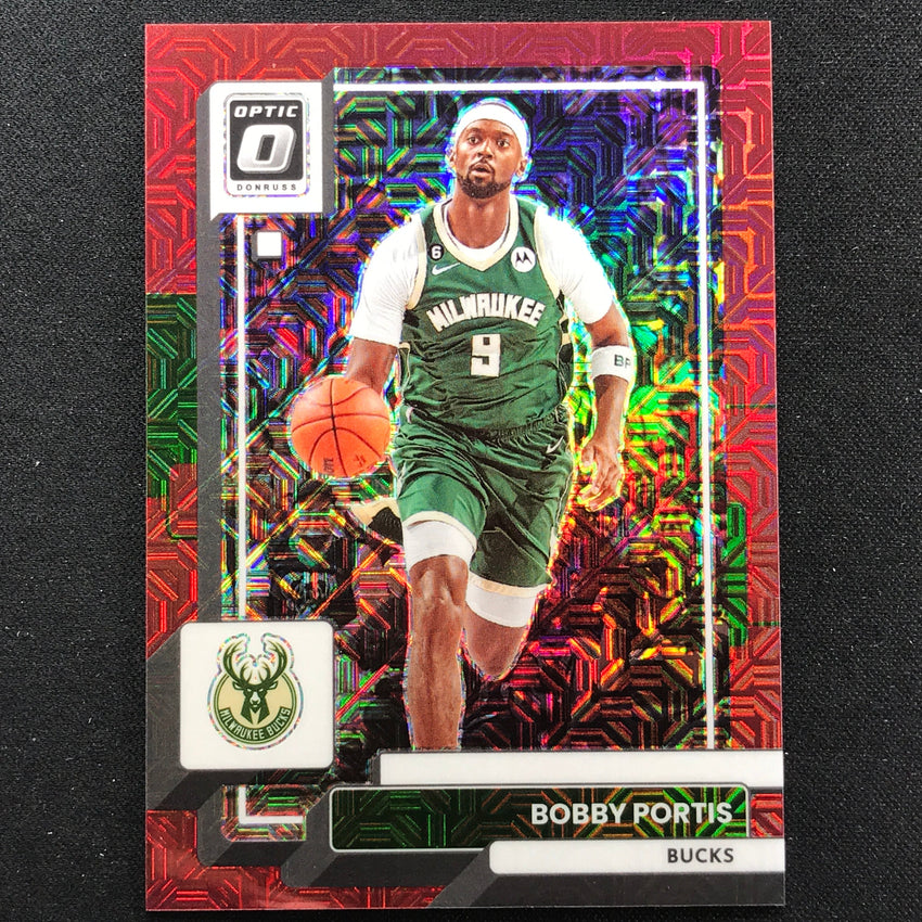 2022-23 Donruss Optic Bobby Portis Choice Red Mojo 72/88 No 101