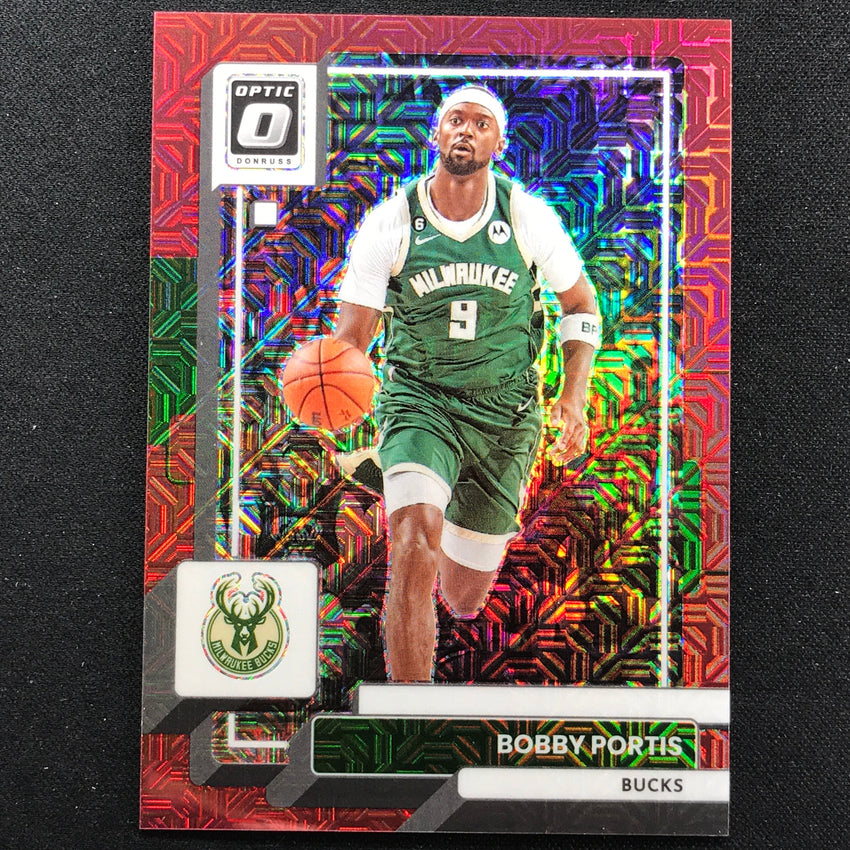 2022-23 Donruss Optic Bobby Portis Choice Red Mojo 87/88 No 101
