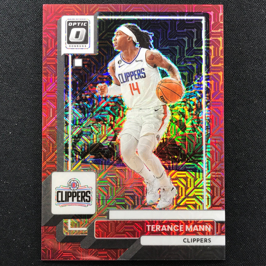 2022-23 Donruss Optic TERANCE MANN Choice Red Mojo 41/88 #120