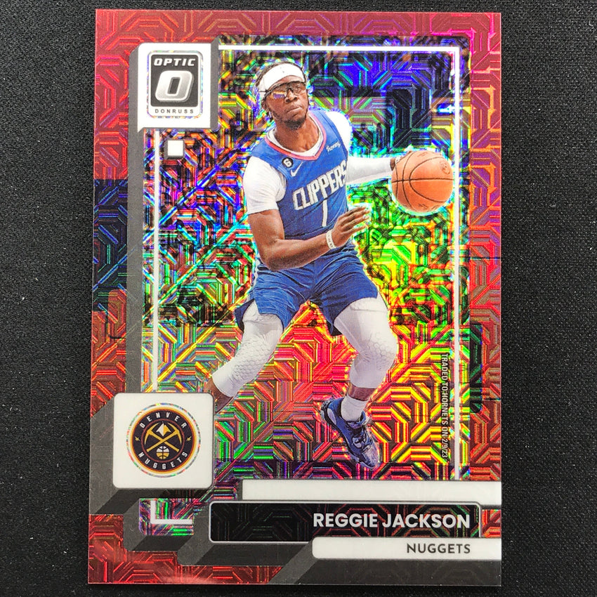 2022-23 Donruss Optic REGGIE JACKSON Choice Red Mojo 32/88 #121