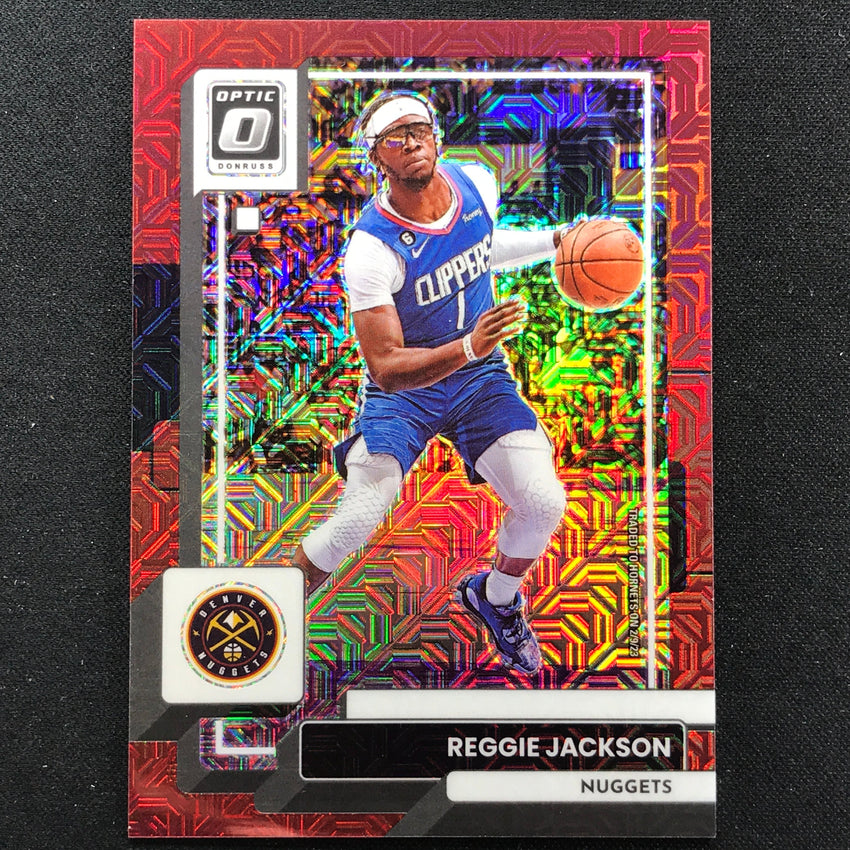 2022-23 Donruss Optic REGGIE JACKSON Choice Red Mojo 47/88 #121