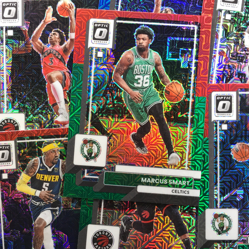 2022-23 Donruss Optic Malcolm Brogdon Choice Red And Green Mojo No 11