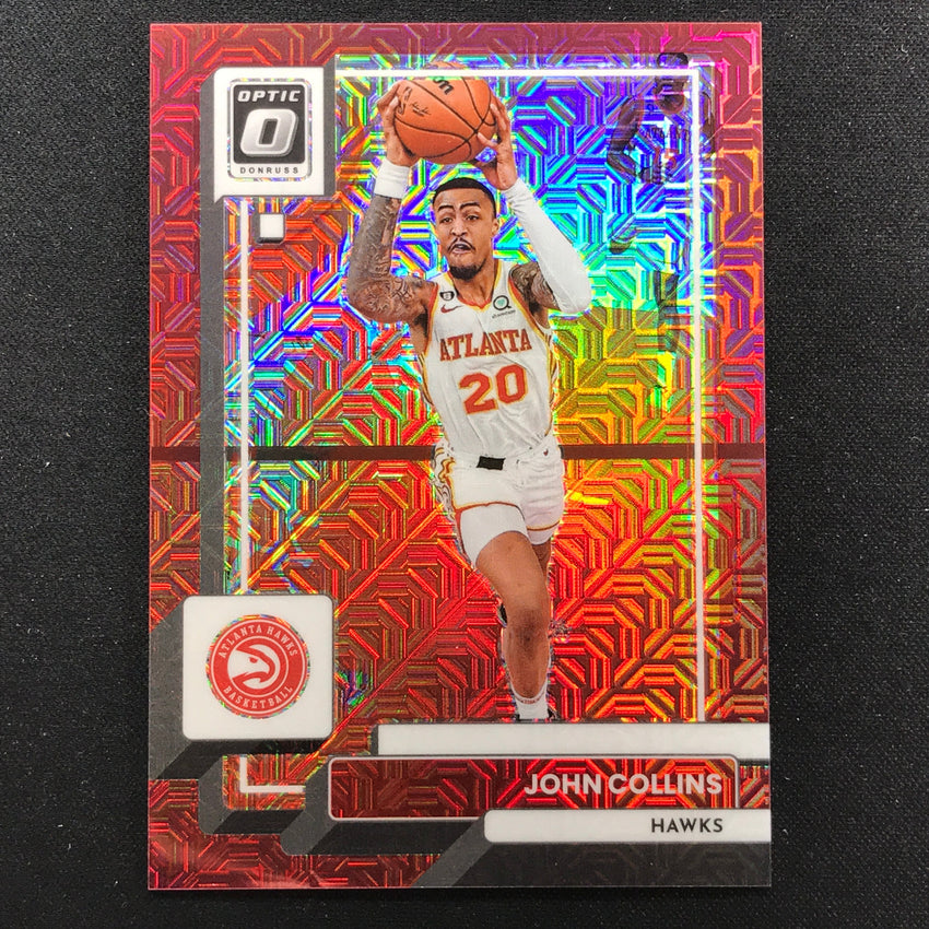 2022-23 Donruss Optic JOHN COLLINS Choice Red Mojo 66/88 #137