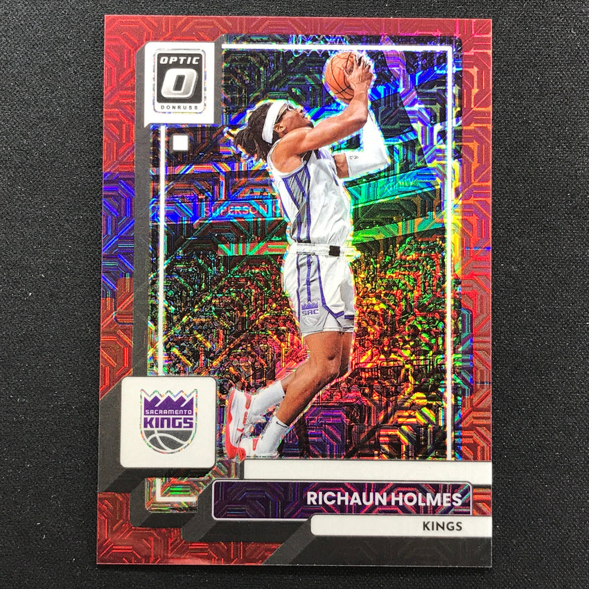 2022-23 Donruss Optic Richaun Holmes Choice Red Mojo 74/88 No 139