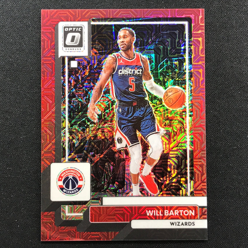 2022-23 Donruss Optic WILL BARTON Choice Red Mojo 6/88 #166